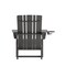 Flash Furniture Gray Adirondack Patio Chair with Cupholder LE-HMP-1045-10-GY-GG - alternate 6